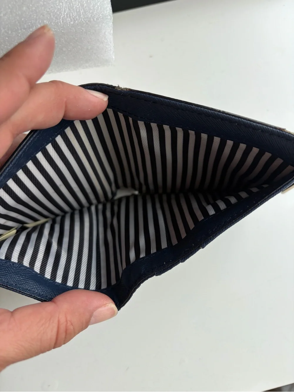Kate Spade navy blue wallet